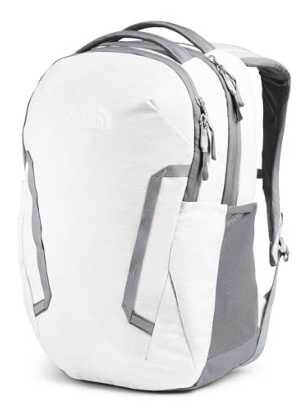 Women's the North Face Vault Backpack TNF White Metallic Mélange/Mid Grey